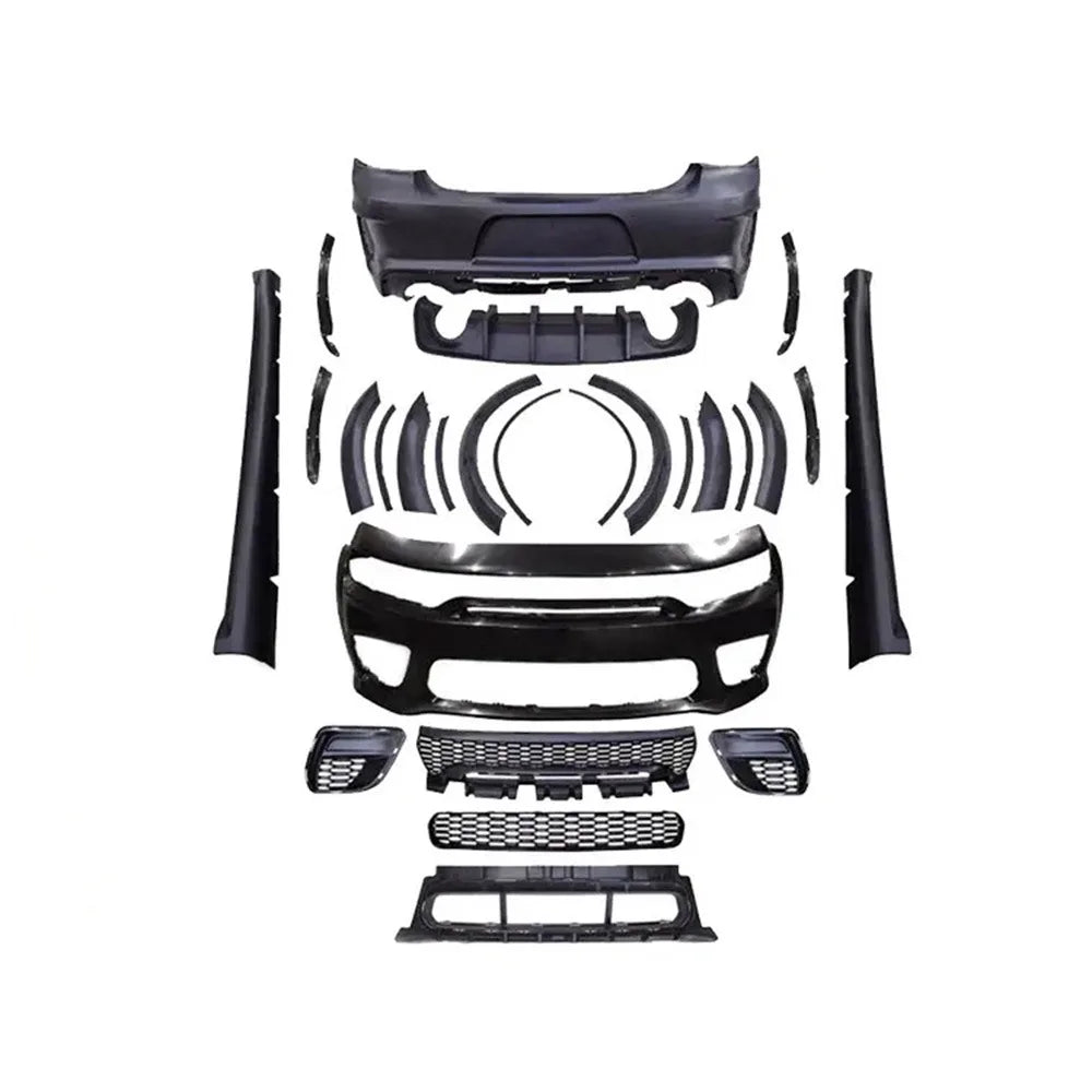 Charger SRT Style Hellcat Full Complete Wide Body Kit for Dodge Charger 2015-2022