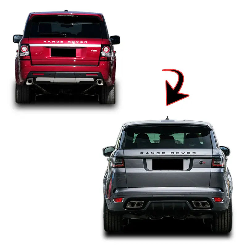 For 2005-2013 for Land Rover for Range Rover Sports SVR Exterior Upgrade Kit New Model Front Bumper Replacement in ABS Material