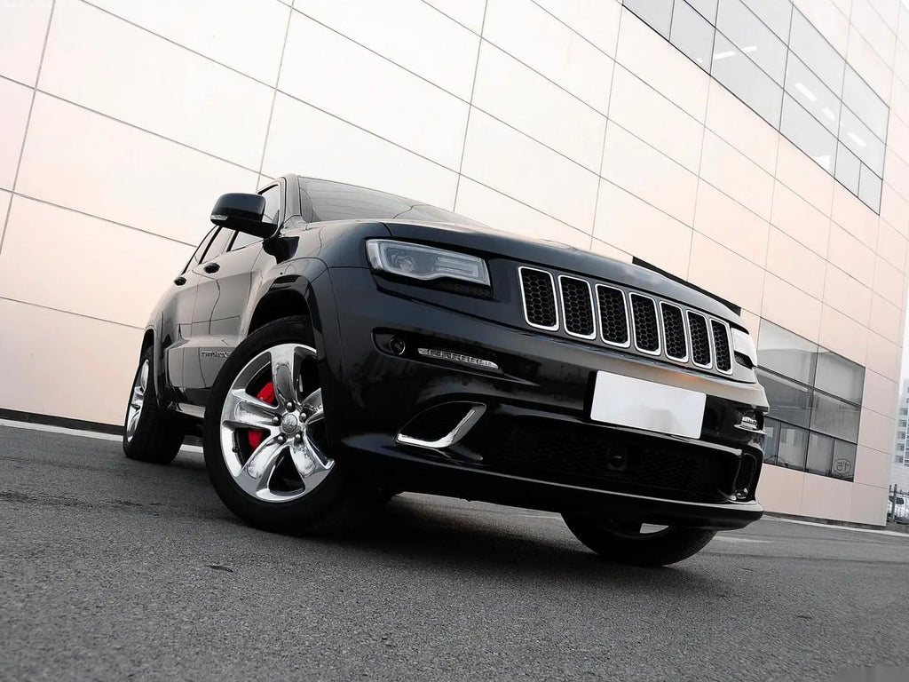 New LDR High Quality Grand Cherokee 2013-2021 Bumper Upgrade Kit SRT8 Style Hood LED Headlights Clips Universal Fitment 1 Year