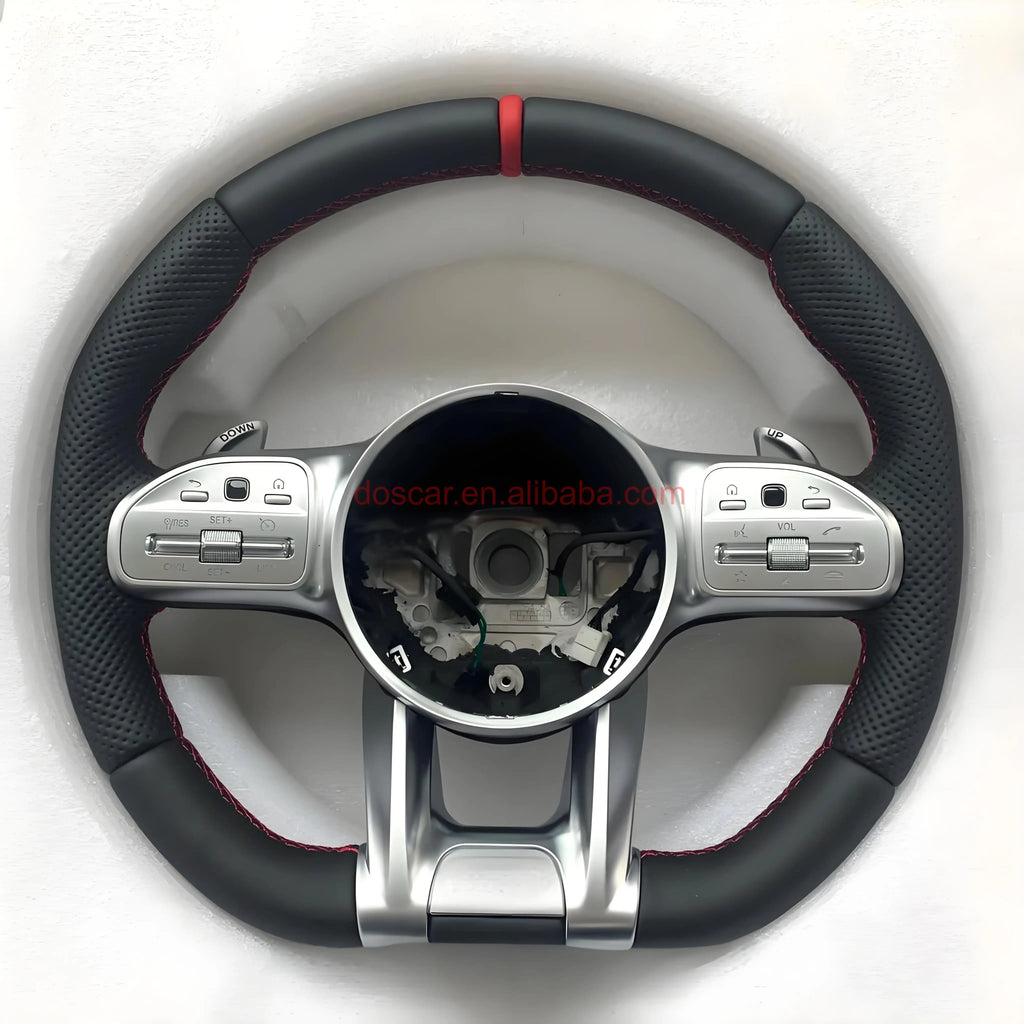 DOS Upgrade Leather Steering Wheel for Mercedes-Benz S Class W221 W222 S222 X156 W246 C217 W205 X117 C117 CLA45 G63 E63 AMG