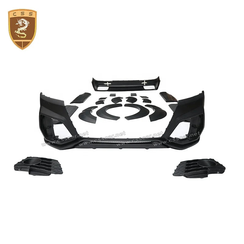 2016-2019 Fiberglass Bodykit for Audi Q7 Abt Style Front Lip Rear Diffuser Fender Flares Body Kit