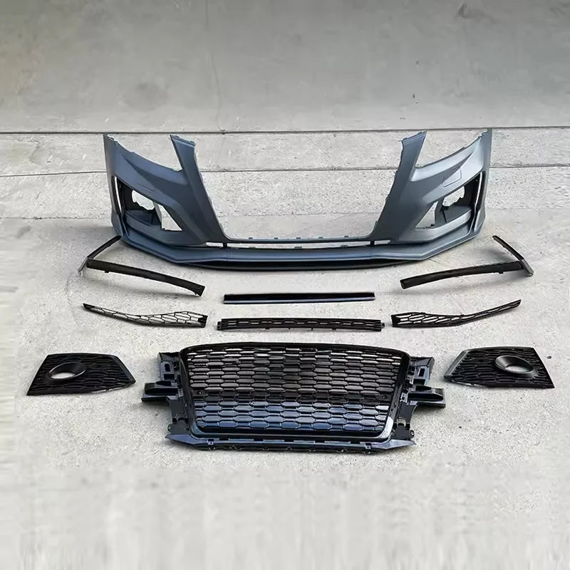 Car 2009-2012 Q5 SQ5 Front Bumper RSQ5 Style Body Kits With Black Grille for Audi Q5 8R B8 SQ5 2009 2010 2011 2012