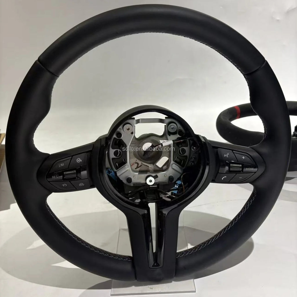 M Sport Carbon Fiber 4-Spoke LED Steering Wheel for F80/F30/F10/E60/E90/E92/F01/F11/F15/X5/E70/E71/F16/M5/M3/M4/F82 Models