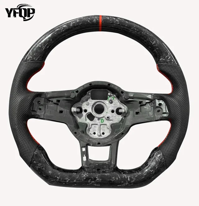 Volkswagen VW Golf 7 R Golf7 Mk7 gti 7r Carbon Fiber Steering Wheel Car Volant Lenkrad