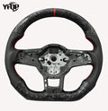Volkswagen VW Golf 7 R Golf7 Mk7 gti 7r Carbon Fiber Steering Wheel Car Volant Lenkrad