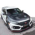 High Quality Body Kits for Honda civic Type R 2018 2019 2020 Front Lip Diffuser Fender and Hood for Civic Type R Bodykit