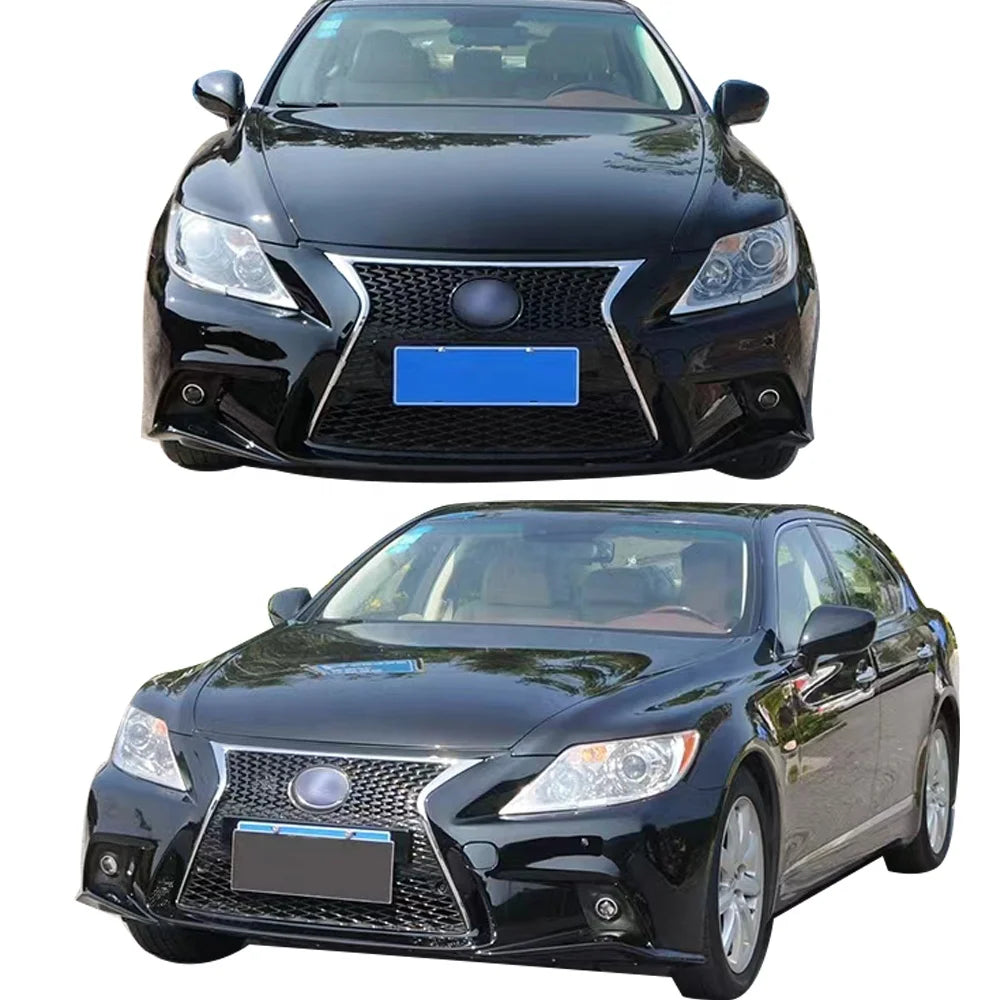 Car Front Bumper for 2006-2012 Lexus LS460 Car Bodykit for LEXUS LS460 to ISF Style  Front Bumper Plastic Materia