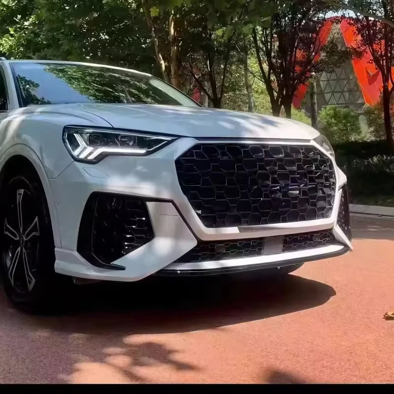 Auto BodyKit RSQ3 Bumper for Audi Q3 F3 RSQ3 Style Front Bumper With Grill 2020 2021 2022 2023