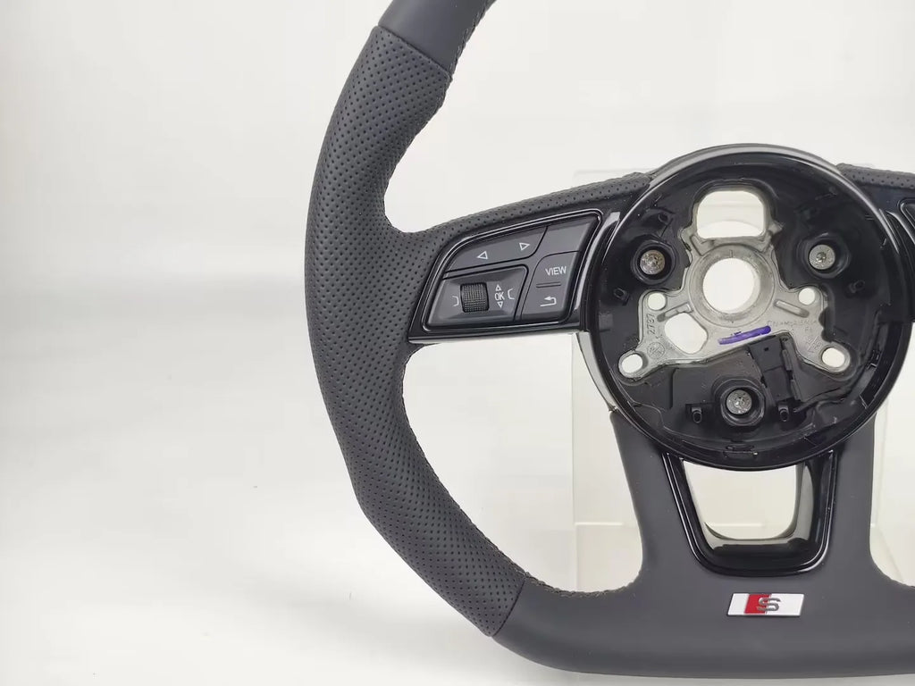 For Audi A3 A4L A5 A6L A7 Q2L Q3 Q5 Q5L Q7 B9 Steering Wheel Hot-Selling High-quality Black Steering Wheel