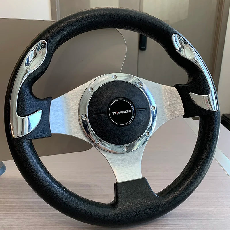 PU&PVC Game Volant Racing Car Sport Drifting Steering Wheel Universal 320MM Flat Steering Wheel Volante Para Auto Deportivo