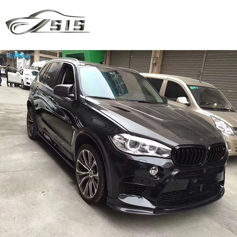 X5m X6m Series F15 F16 F85 F86 to 3D BodyKit for F15 F16 Carbon Fiber Material Front Lips Rear Diffuser Side Skirts Auto Parts