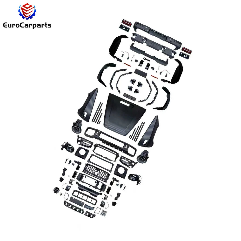 1990~2018 W463 Upgrade to W464 G63 Bodykit 2025+ Old to New Body Kit PP Car Accessory Front Bumper Center Grille Rear Bumper