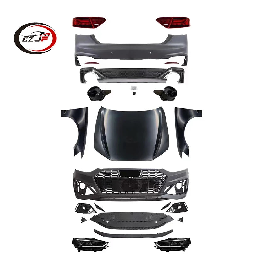 CZJF Bodykit for Audi A5 2008 2009 2010 2012 2016 Changed for RS5 2021 Body Kit 2Door