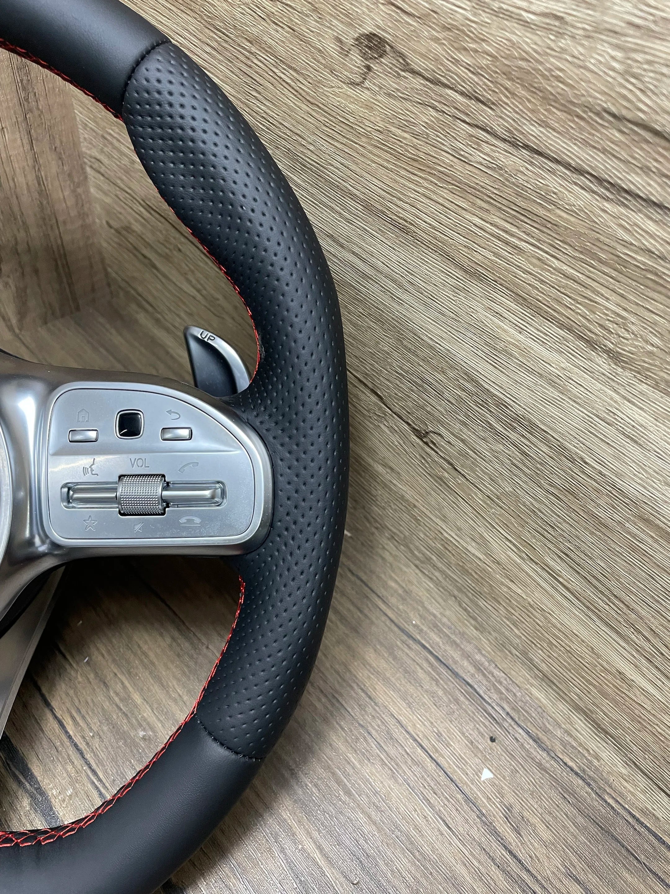 Steering Wheel for Mercedes AMG a B C E S G V Series Flat Bottom Car Driving Modification Customized Steering Wheel