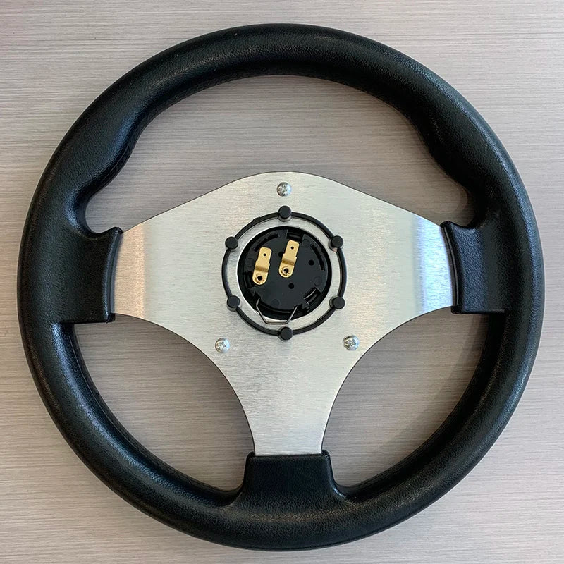 PU&PVC Game Volant Racing Car Sport Drifting Steering Wheel Universal 320MM Flat Steering Wheel Volante Para Auto Deportivo