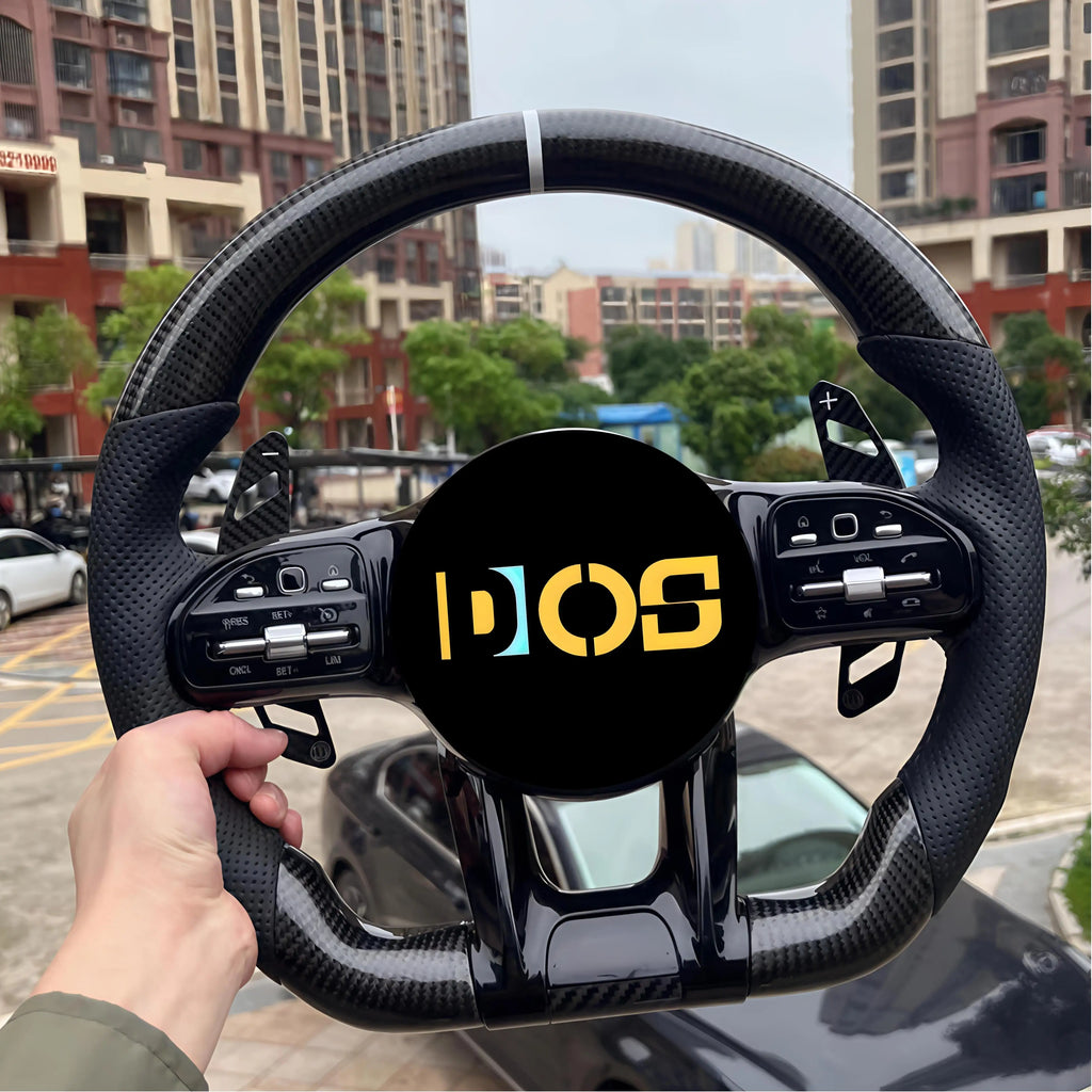 DOS  for Benz ML W166 GL X166 2013-2015 Forged Carbon Fiber Leather Performance Hot-Selling Wholesale Steering Wheel