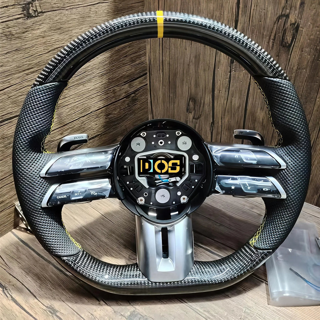 Hot-Selling Wholesale Steering Wheel for Mercedes ML W166 GL X166 2013-2015 Leather AMG Performance Steering Wheel