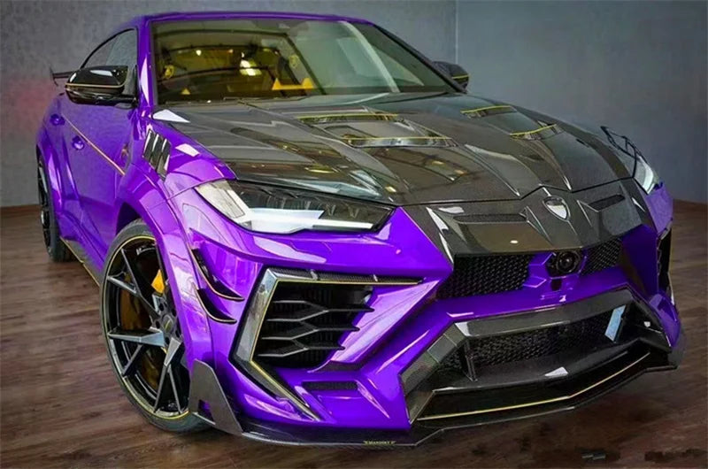 Perfect Fit M-shaped Dry Carbon Body Kit for Lambor Ghini Urus, Front and Rear Bumpers