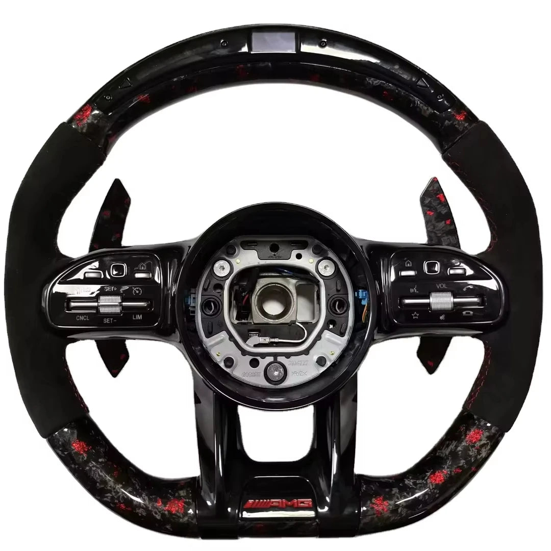 Hot-Selling Wholesale Steering Wheel for Mercedes ML W166 GL X166 2013-2015 Leather AMG Performance Steering Wheel