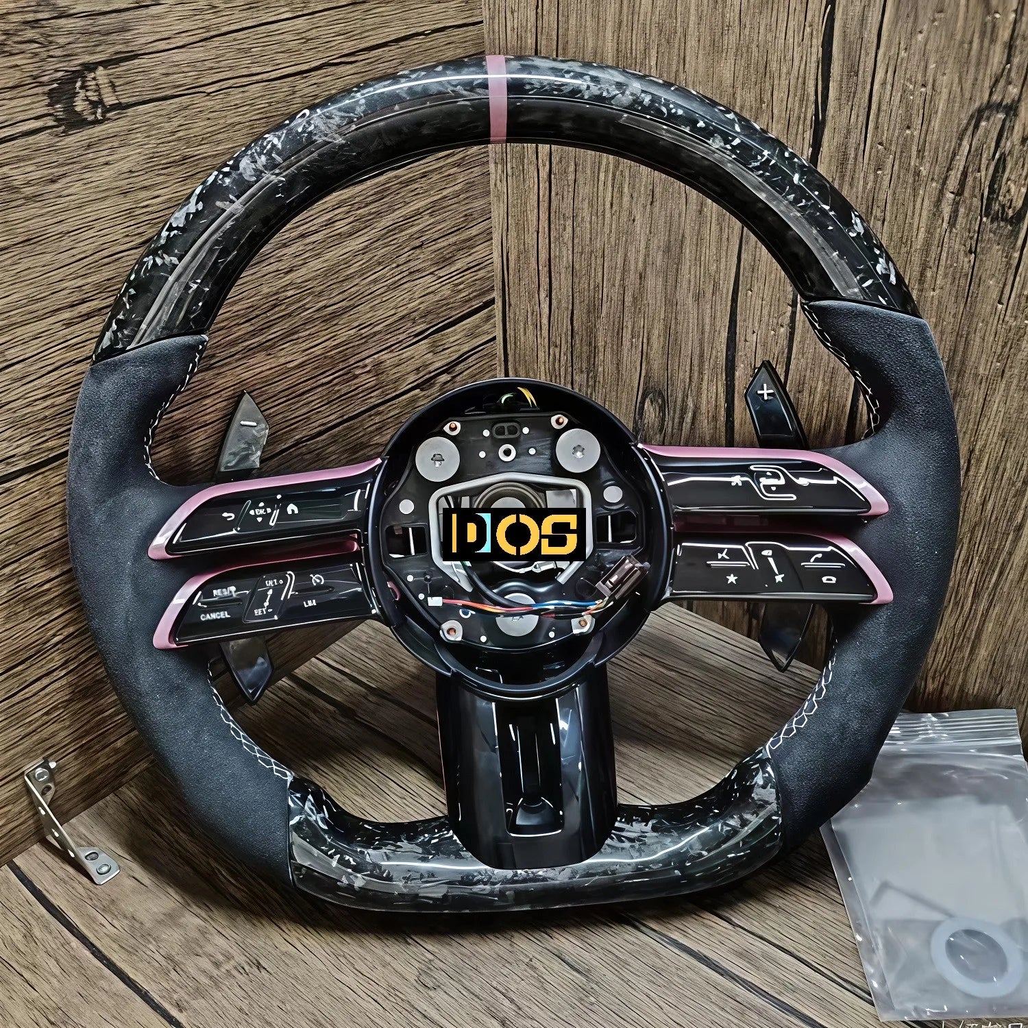 Hot-Selling Wholesale Steering Wheel for Mercedes ML W166 GL X166 2013-2015 Leather AMG Performance Steering Wheel