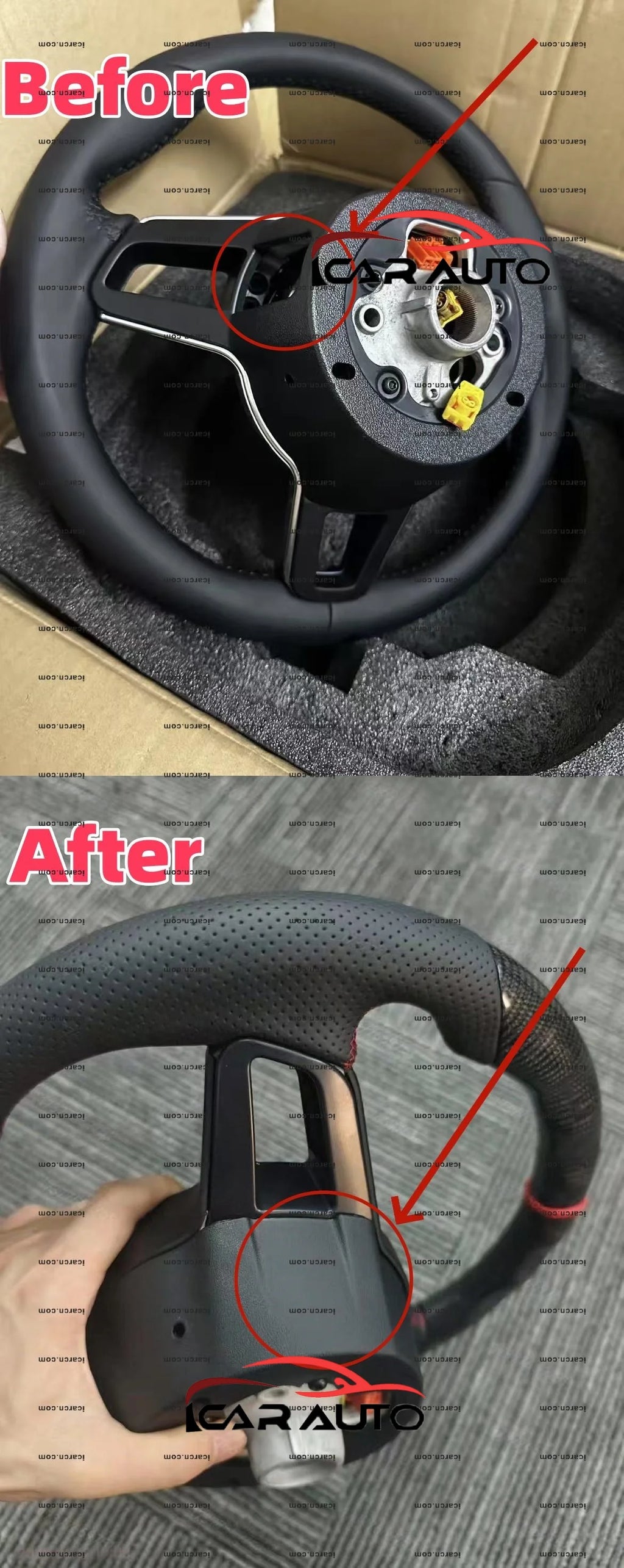 Steering Wheel No Paddle Hole Cover for Porsches Cayenne for Cayman  Panamera 987718 911 997 985 981 Steering Wheel