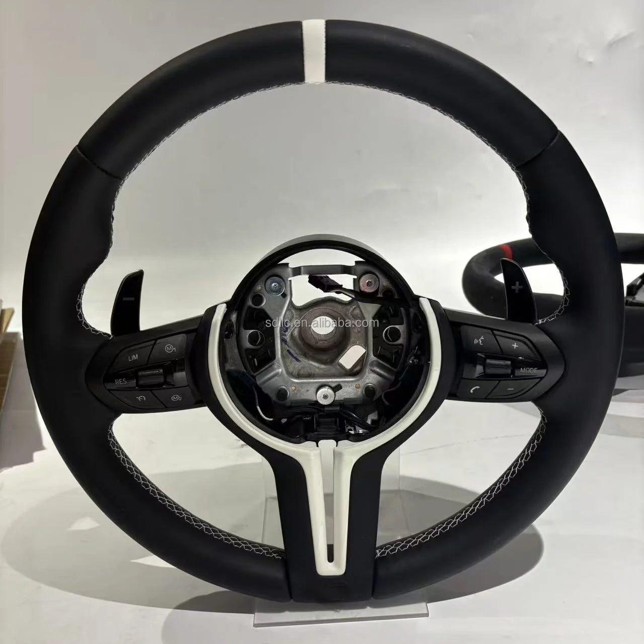 M Sport Carbon Fiber 4-Spoke LED Steering Wheel for F80/F30/F10/E60/E90/E92/F01/F11/F15/X5/E70/E71/F16/M5/M3/M4/F82 Models