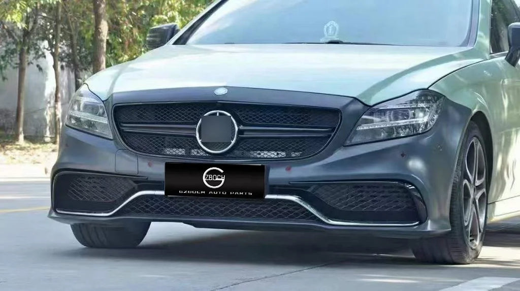 Wholesale Car Bumper for Mercedes CLS CLS350 CLS400 CLS450 W218 C218 Body Kit Front Bumper Grill Diffuser Tips