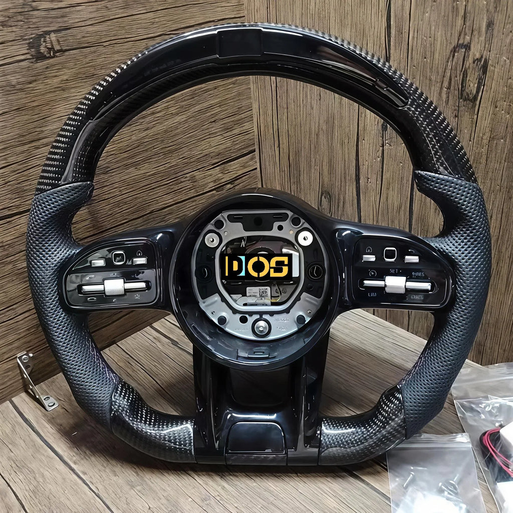 Hot-Selling Wholesale Steering Wheel for Mercedes ML W166 GL X166 2013-2015 Leather AMG Performance Steering Wheel