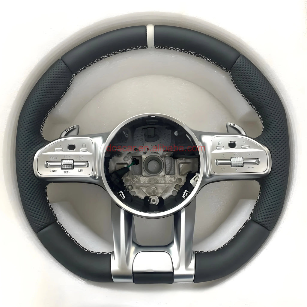 DOS Upgrade Leather Steering Wheel for Mercedes-Benz S Class W221 W222 S222 X156 W246 C217 W205 X117 C117 CLA45 G63 E63 AMG