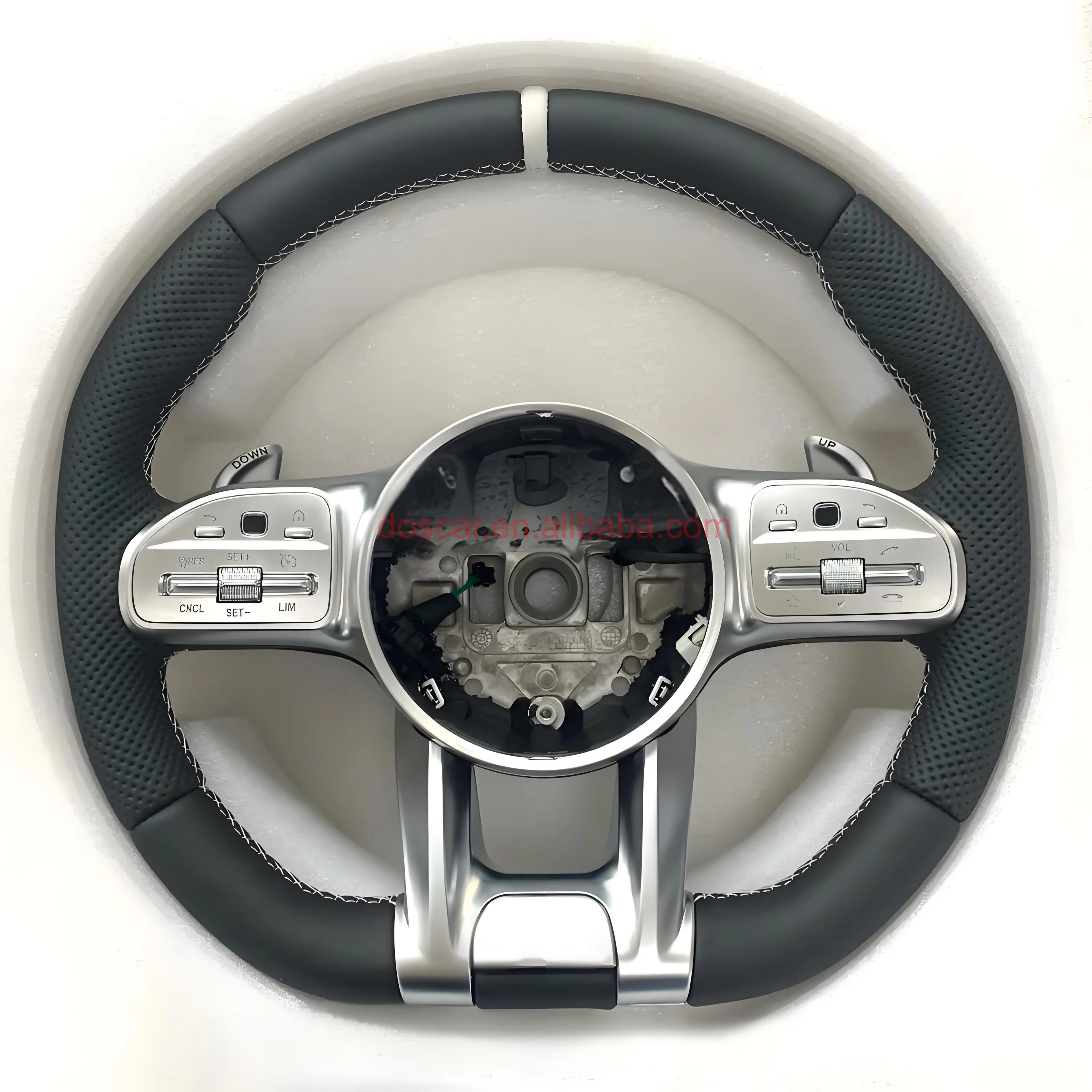 DOS Upgrade Leather Steering Wheel for Mercedes-Benz S Class W221 W222 S222 X156 W246 C217 W205 X117 C117 CLA45 G63 E63 AMG