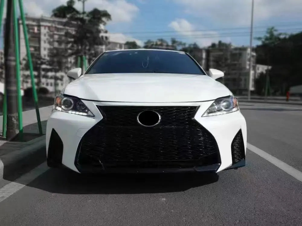 PP Material Front Bodykit with Grill for Lexus CT200 2011-2020 2021 IS Style Upgrade New Condition Front Bumper Boy Kits