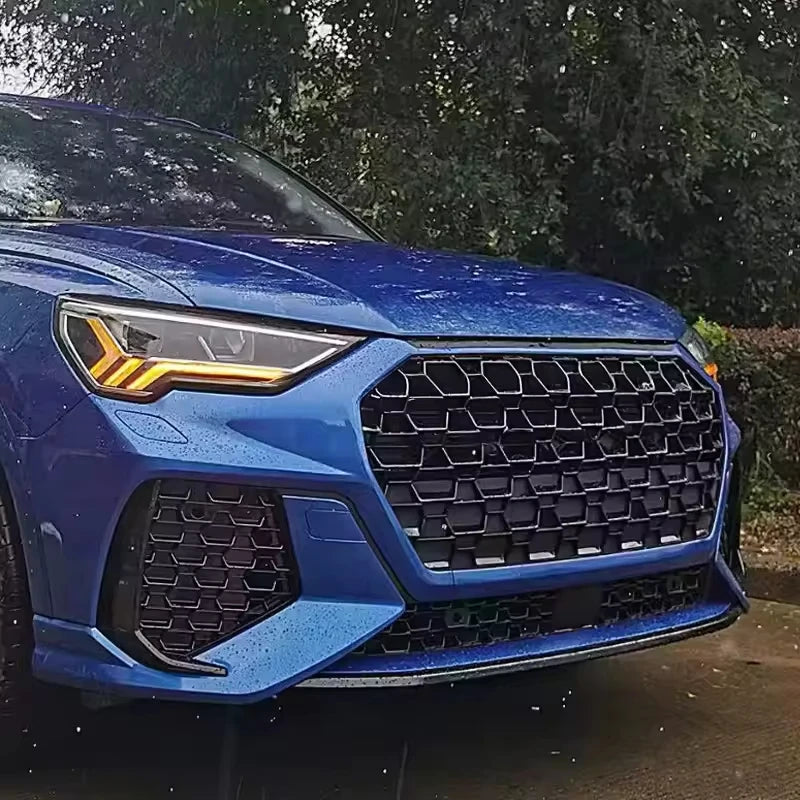 Auto BodyKit RSQ3 Bumper for Audi Q3 F3 RSQ3 Style Front Bumper With Grill 2020 2021 2022 2023