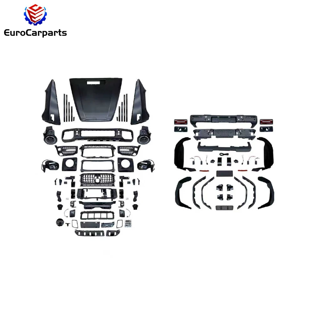 1990~2018 W463 Upgrade to W464 G63 Bodykit 2025+ Old to New Body Kit PP Car Accessory Front Bumper Center Grille Rear Bumper
