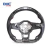 EU Warehouse Carbon Fiber LED Steering Wheel for Volkswagen Vw Lenkrad Volante Gti Mk7 Golf 7 R Steering Wheel with Paddle Holes