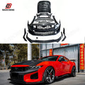 For Ford Mustang Dark Horse 2024-2026 Dry Carbon Fiber Bodykit Front Bumper Lip Hood Side Skirt Rear Diffuser Spoiler Body Kit