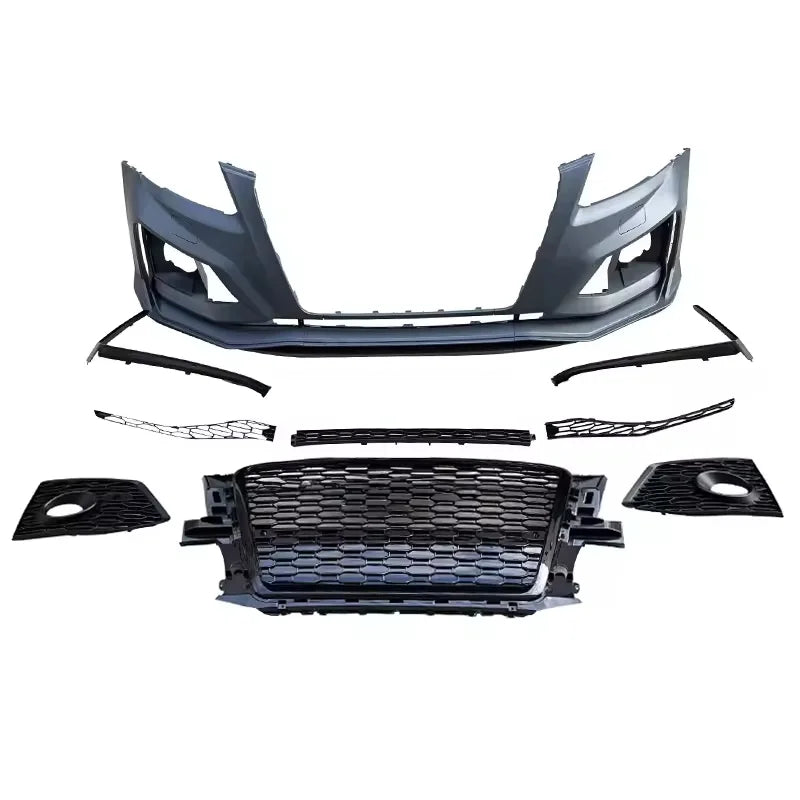 Car 2009-2012 Q5 SQ5 Front Bumper RSQ5 Style Body Kits With Black Grille for Audi Q5 8R B8 SQ5 2009 2010 2011 2012