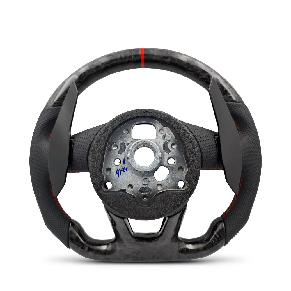 Custom Volant Lenkard Forged Carbon Fiber Steering Wheel for Audi A3 A4 A5 A6 A7 C6 C7 C8 S4 S5 S6 B7 B8 B9 RS3 RS5 RS6 Q5 Q7