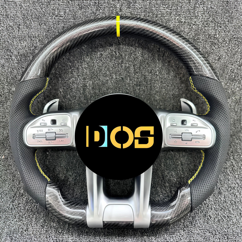 DOS  for Benz ML W166 GL X166 2013-2015 Forged Carbon Fiber Leather Performance Hot-Selling Wholesale Steering Wheel