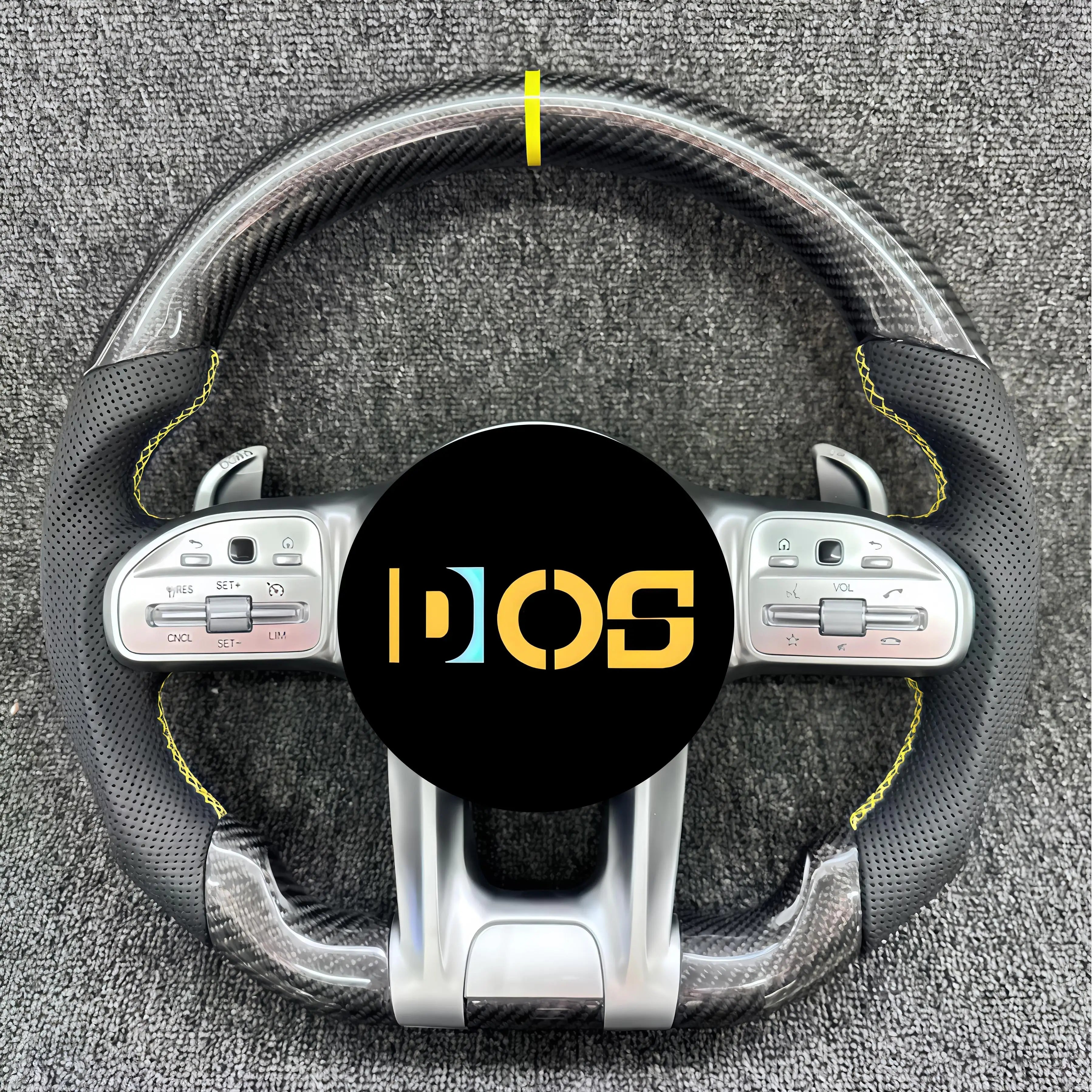 DOS  for Benz ML W166 GL X166 2013-2015 Forged Carbon Fiber Leather Performance Hot-Selling Wholesale Steering Wheel