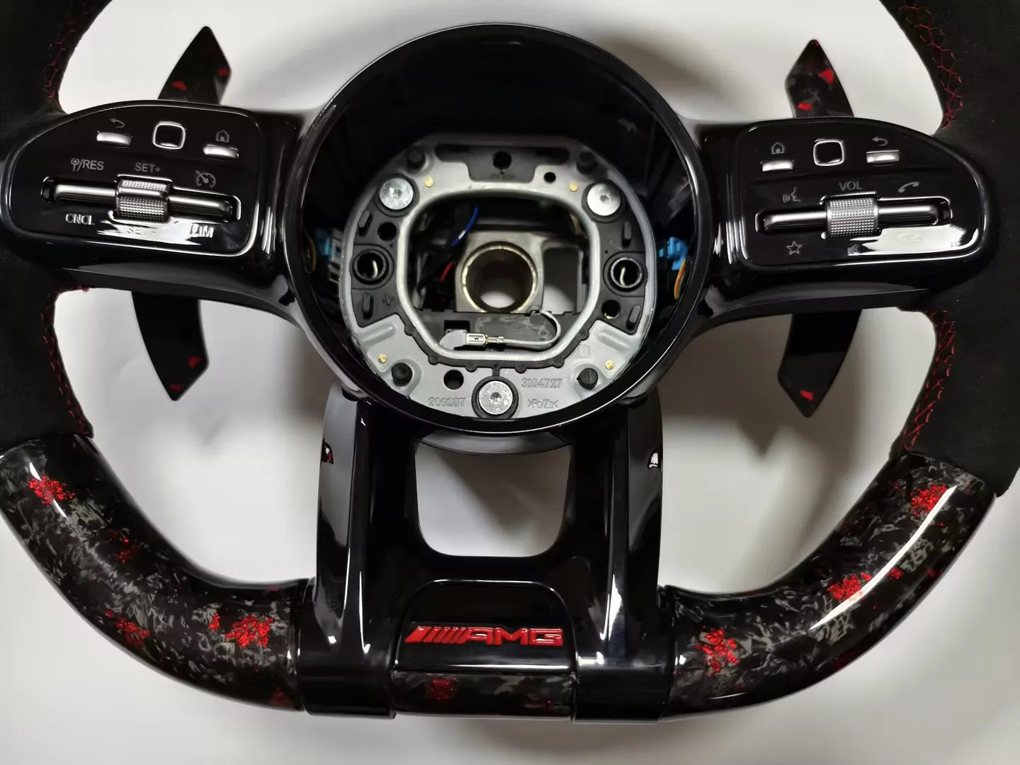 Hot-Selling Wholesale Steering Wheel for Mercedes ML W166 GL X166 2013-2015 Leather AMG Performance Steering Wheel