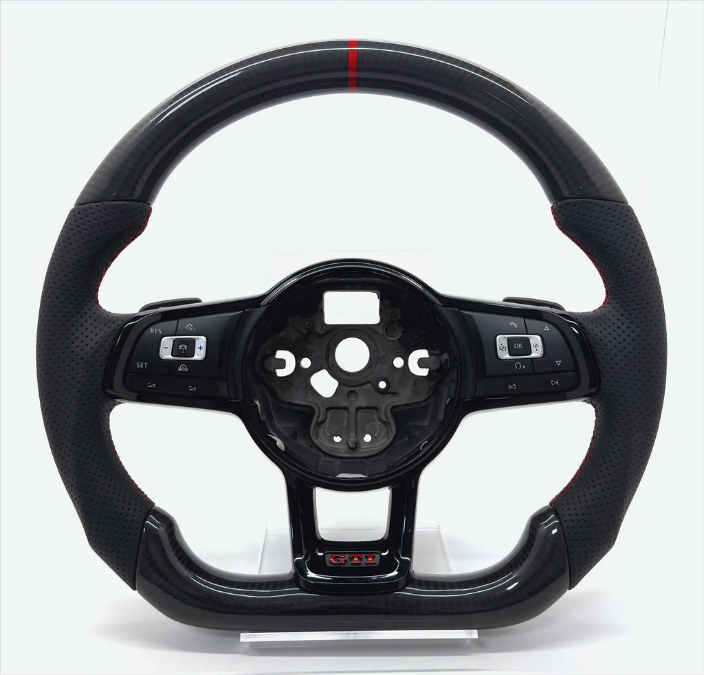 Carbon Fiber Steering Wheel for Volkswagen Golf MK7 MK7.5 GTE R 2013-2020 Polo GTI Tiguan Passat Steering Wheel