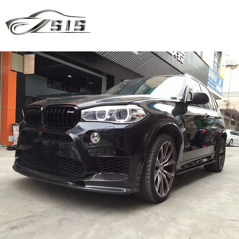 X5m X6m Series F15 F16 F85 F86 to 3D BodyKit for F15 F16 Carbon Fiber Material Front Lips Rear Diffuser Side Skirts Auto Parts