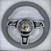 Upgrade Volant Full Leather Steering Wheel for Porsche Panamera Cayenne Taycan Macan Cayman 987 911 718 996 997 981 957 Models
