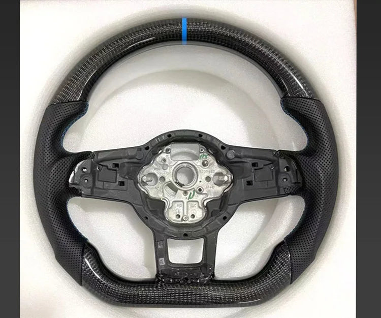 Volkswagen VW Golf 7 R Golf7 Mk7 gti 7r Carbon Fiber Steering Wheel Car Volant Lenkrad