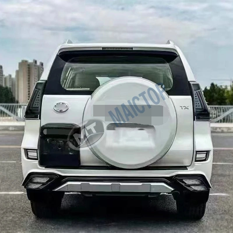 Maictop Car Modified Front Rear Bumper Body Kits for Land Cruiser Prado 150 2018-2021 Upgrade to Limgene Bodykit