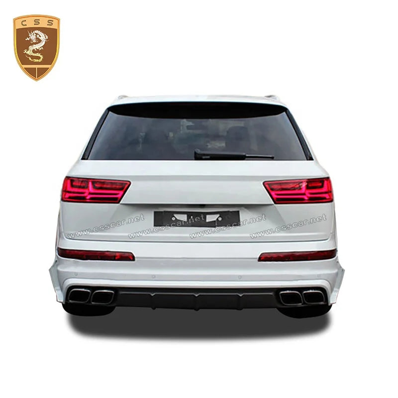 2016-2019 Fiberglass Bodykit for Audi Q7 Abt Style Front Lip Rear Diffuser Fender Flares Body Kit