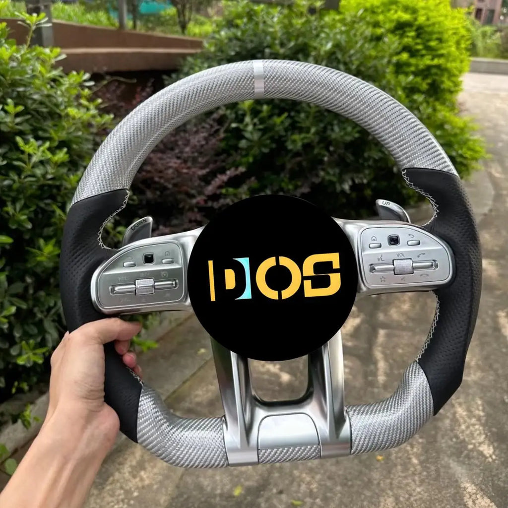 DOS  for Benz ML W166 GL X166 2013-2015 Forged Carbon Fiber Leather Performance Hot-Selling Wholesale Steering Wheel