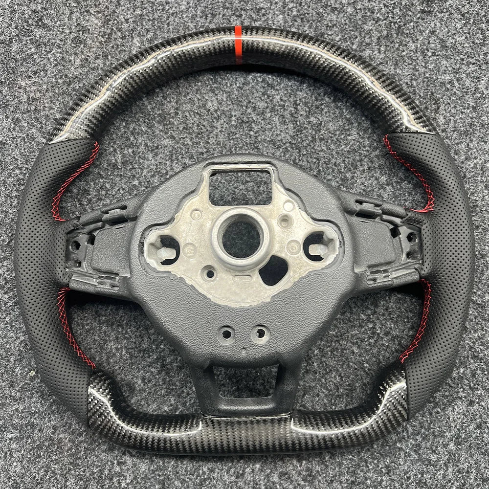 Custom Carbon Fiber Steering Wheel for Volkswagen VW Golf 7 MK5 MK6 MK7 Passat B8 Tiguan MK2 POLO Jetta Sports Steering Wheel