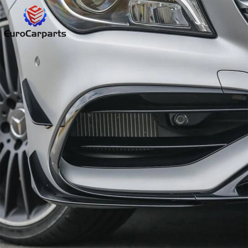 CLA Class W117 2017-2019 Year Sport Auto Exterior Parts Front Bumper Vents Canards Fins Rear Bumper Vent Plastic Side Fender O