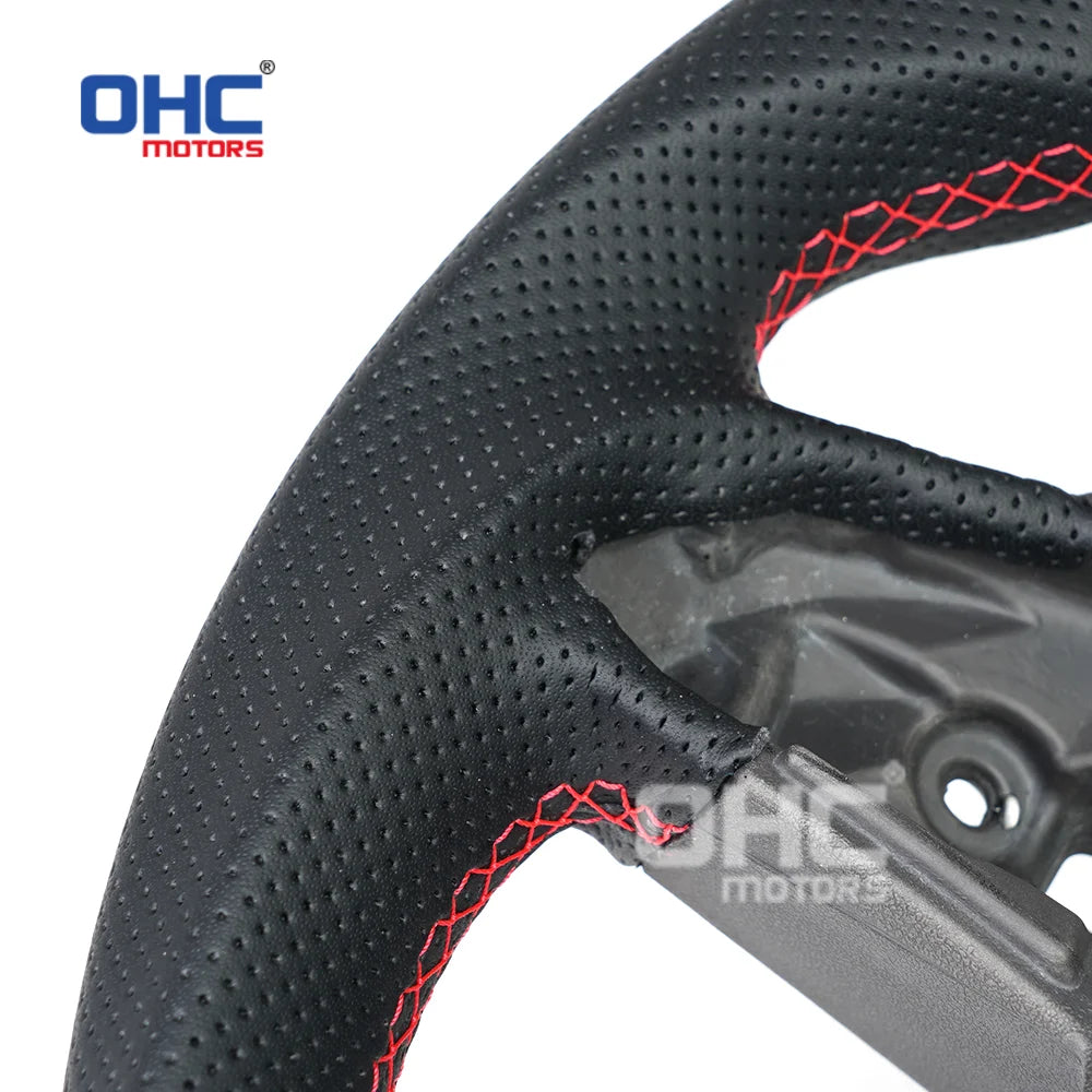 EU Stock Real Carbon Fiber Steering Wheel for Mercedes Lenkrad W205 (2015-2018) W213 W246 C218 Volante W166 W222 W/ Paddle Holes